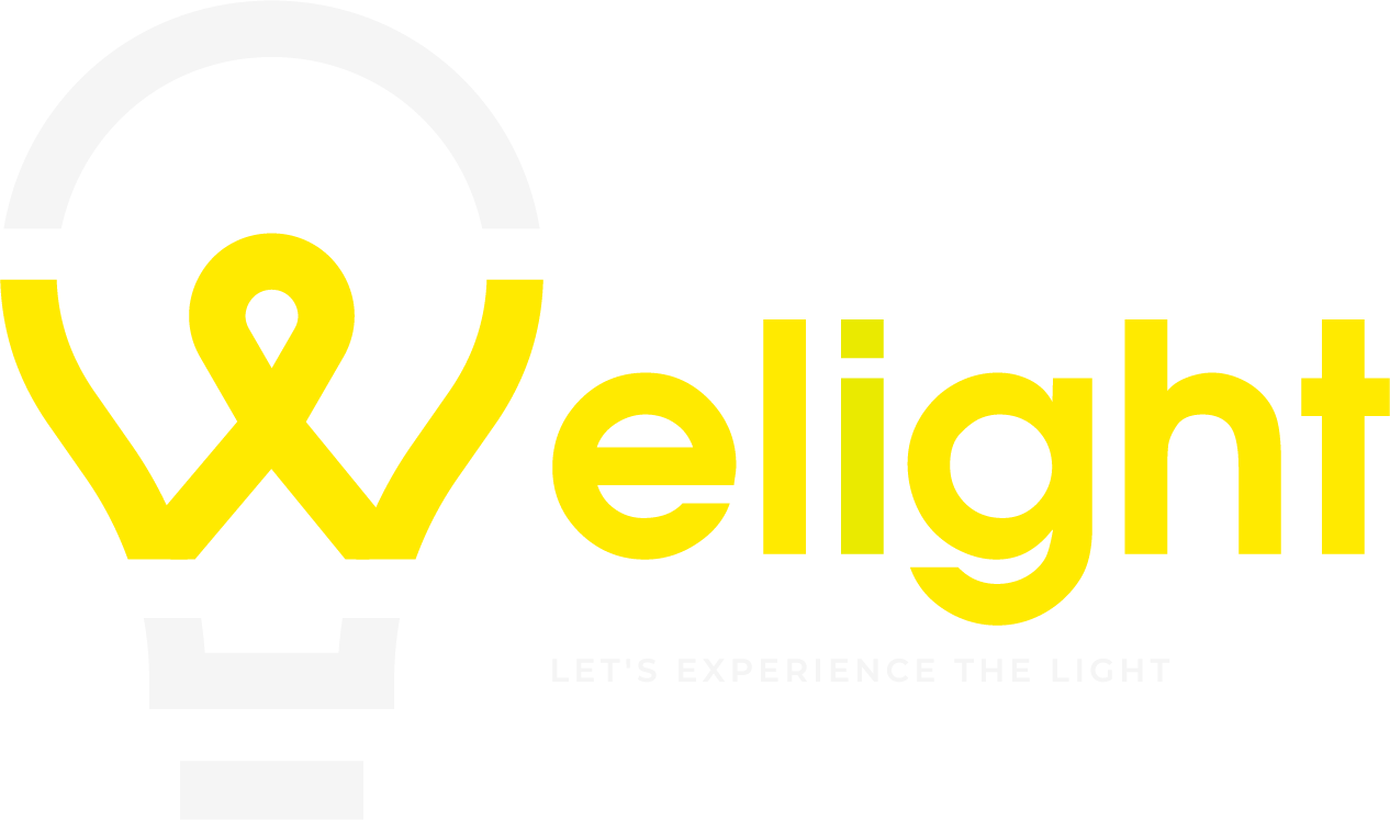 Welight Studio Logo — La lumière là où il le faut, quand il le faut et autant que nécessaire