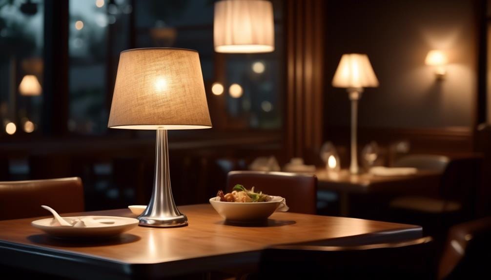 table lamps for intimate ambiance