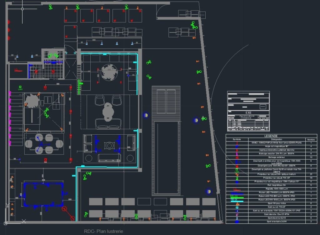 Plan d'Éclairage sur Mesure