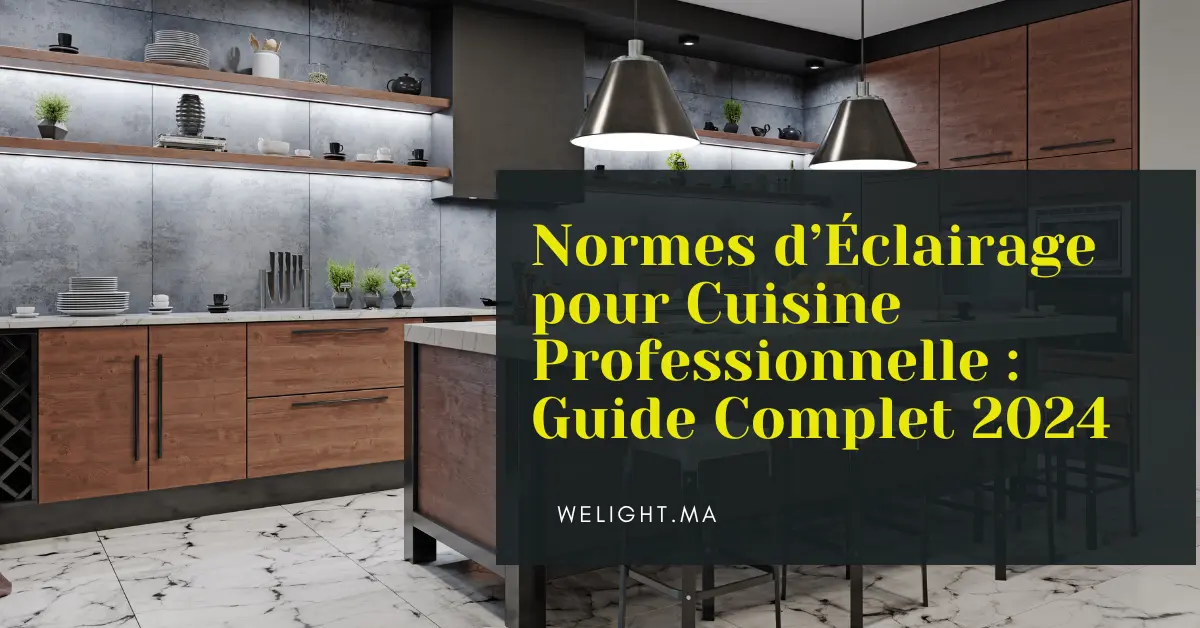 Normes dEclairage pour Cuisine Professionnelle Guide Complet 2024